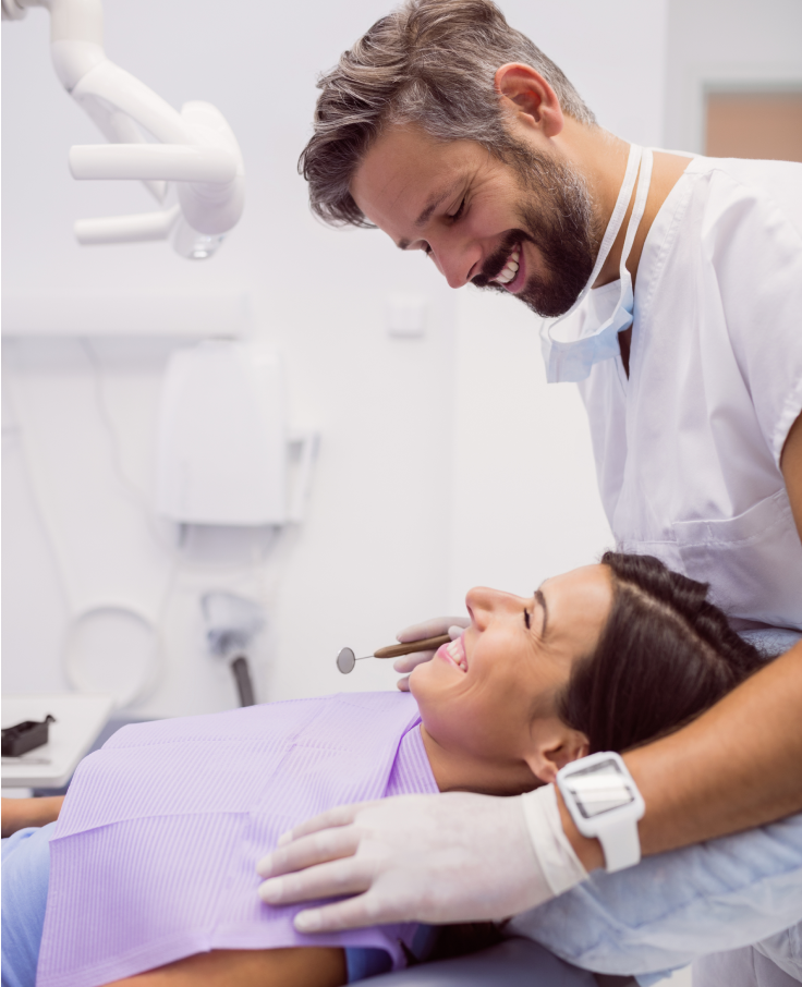 Dentista con paciente