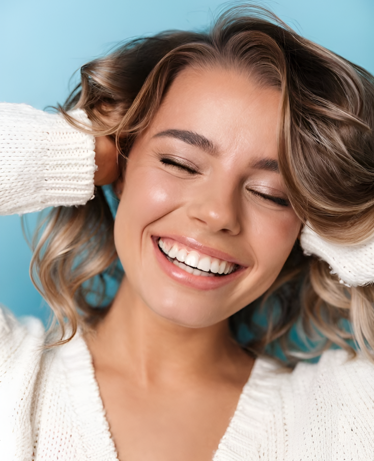 Mujer sonriendo